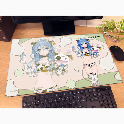 デート・ア・ライブV 描き下ろしラバーマット 四糸乃/牛柄水着【予約商品】
