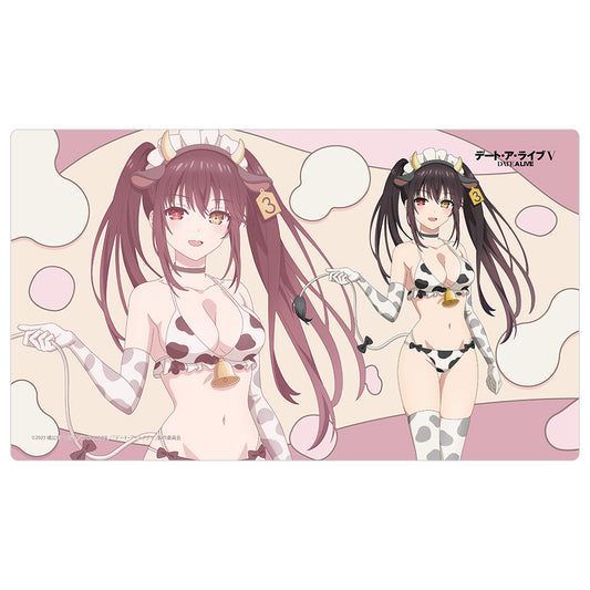 デート・ア・ライブV 描き下ろしラバーマット 時崎狂三/牛柄水着【予約商品】