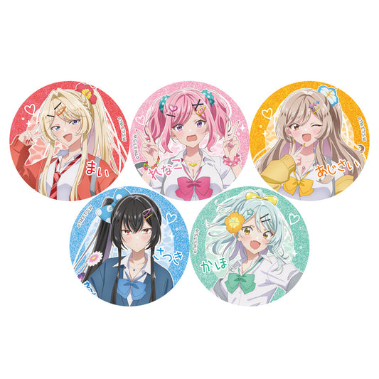 【Box/5】わたしが恋人になれるわけないじゃん、ムリムリ!(※ムリじゃなかった!?) 描き下ろしトレーディング缶バッジ 平成ギャルVer./グリッター【予約商品】