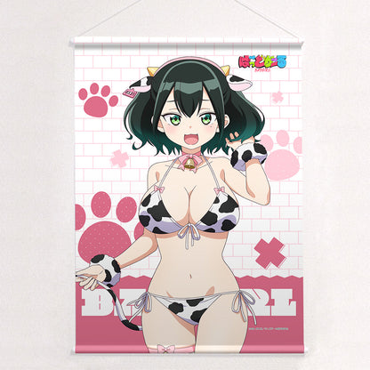 ばっどがーる 描き下ろしB2タペストリー 瑠璃葉るら/アニマル水着 Wスエード【予約商品】