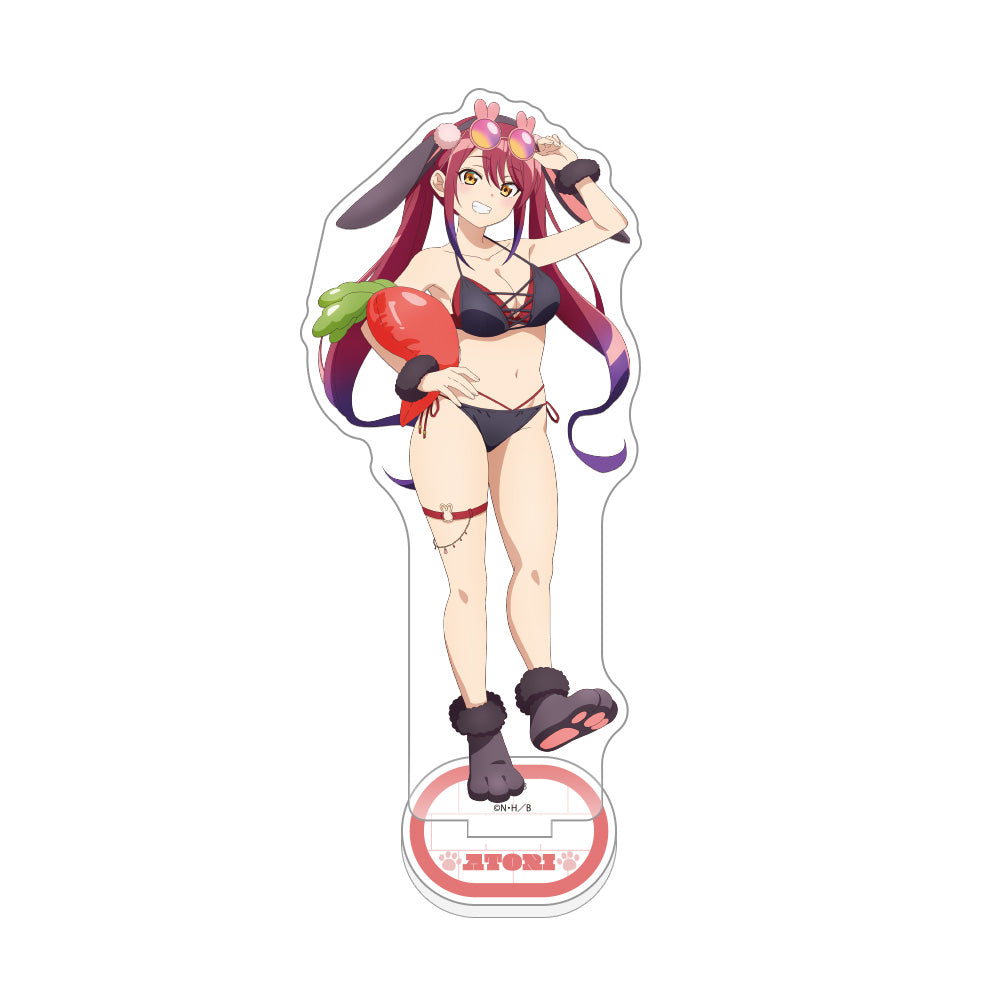 ばっどがーる 描き下ろしアクリルスタンド 水鳥亜鳥/アニマル水着【予約商品】