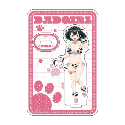 ばっどがーる 描き下ろしアクリルスタンド 瑠璃葉るら/アニマル水着【予約商品】