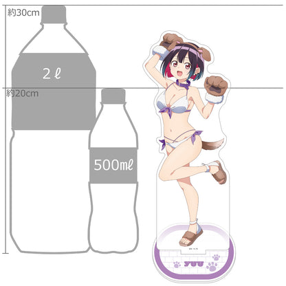 ばっどがーる 描き下ろし特大アクリルスタンド 優谷優/アニマル水着【予約商品】