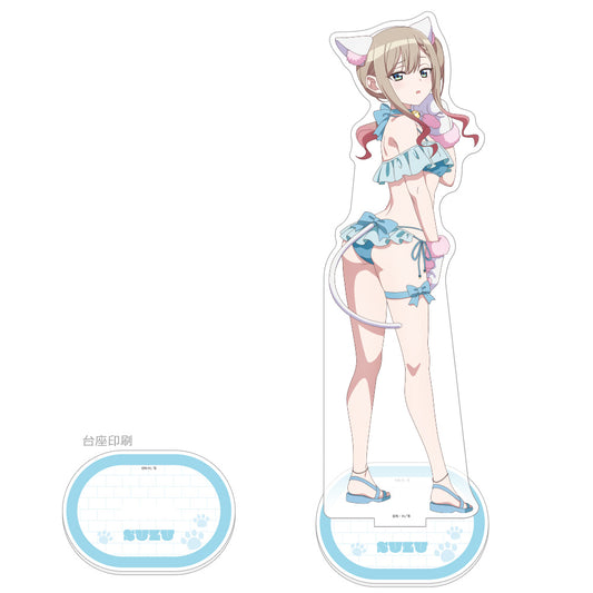 ばっどがーる 描き下ろし特大アクリルスタンド 涼風涼/アニマル水着【予約商品】