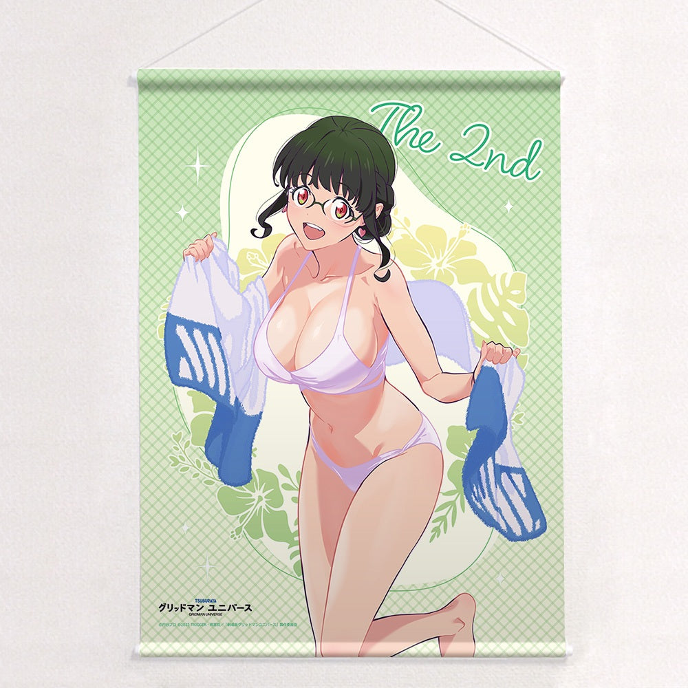 グリッドマン ユニバース 描き下ろしB2タペストリー 2代目/水着 Wスエード【予約商品】
