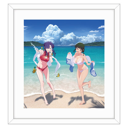 グリッドマン ユニバース 描き下ろし額装高精細アート 2代目&ひめ/水着【予約商品】