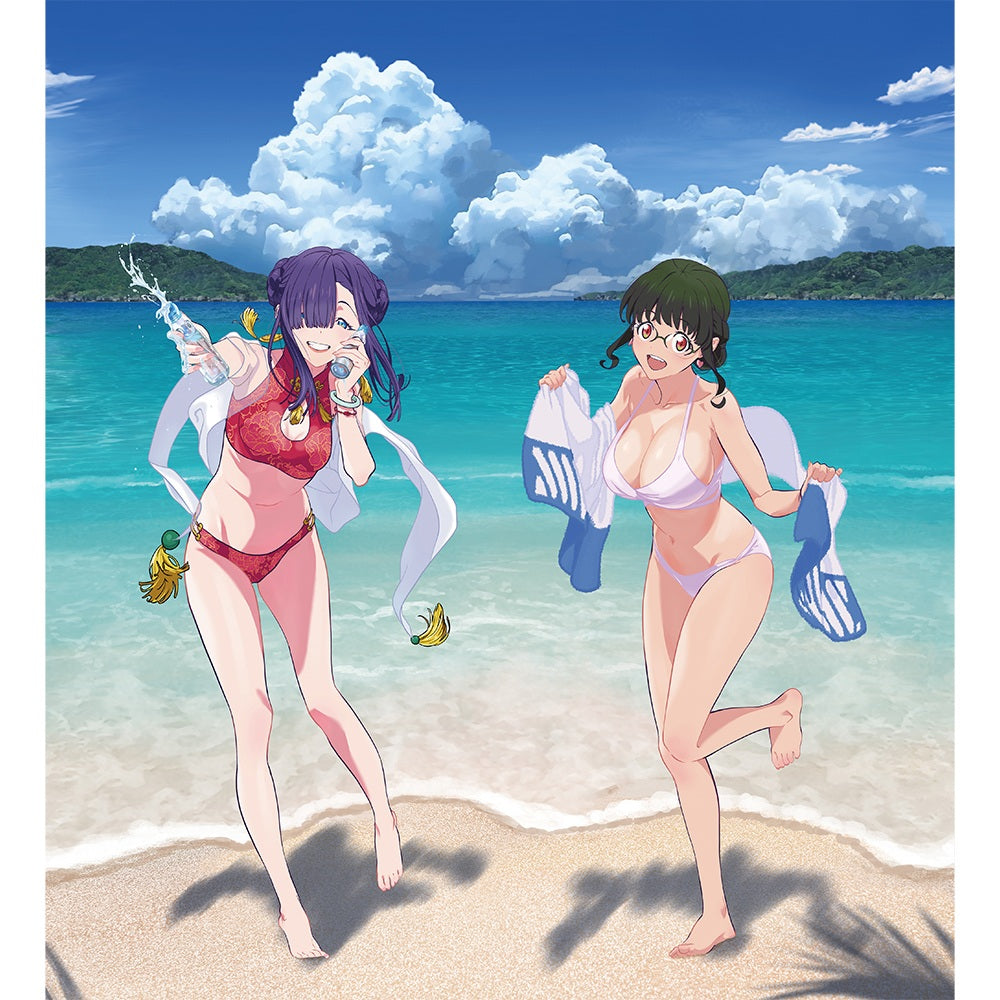 グリッドマン ユニバース 描き下ろし額装高精細アート 2代目&ひめ/水着【予約商品】