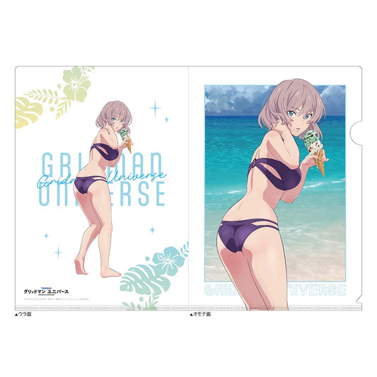 グリッドマン ユニバース 描き下ろしクリアファイル ムジナ/水着【予約商品】