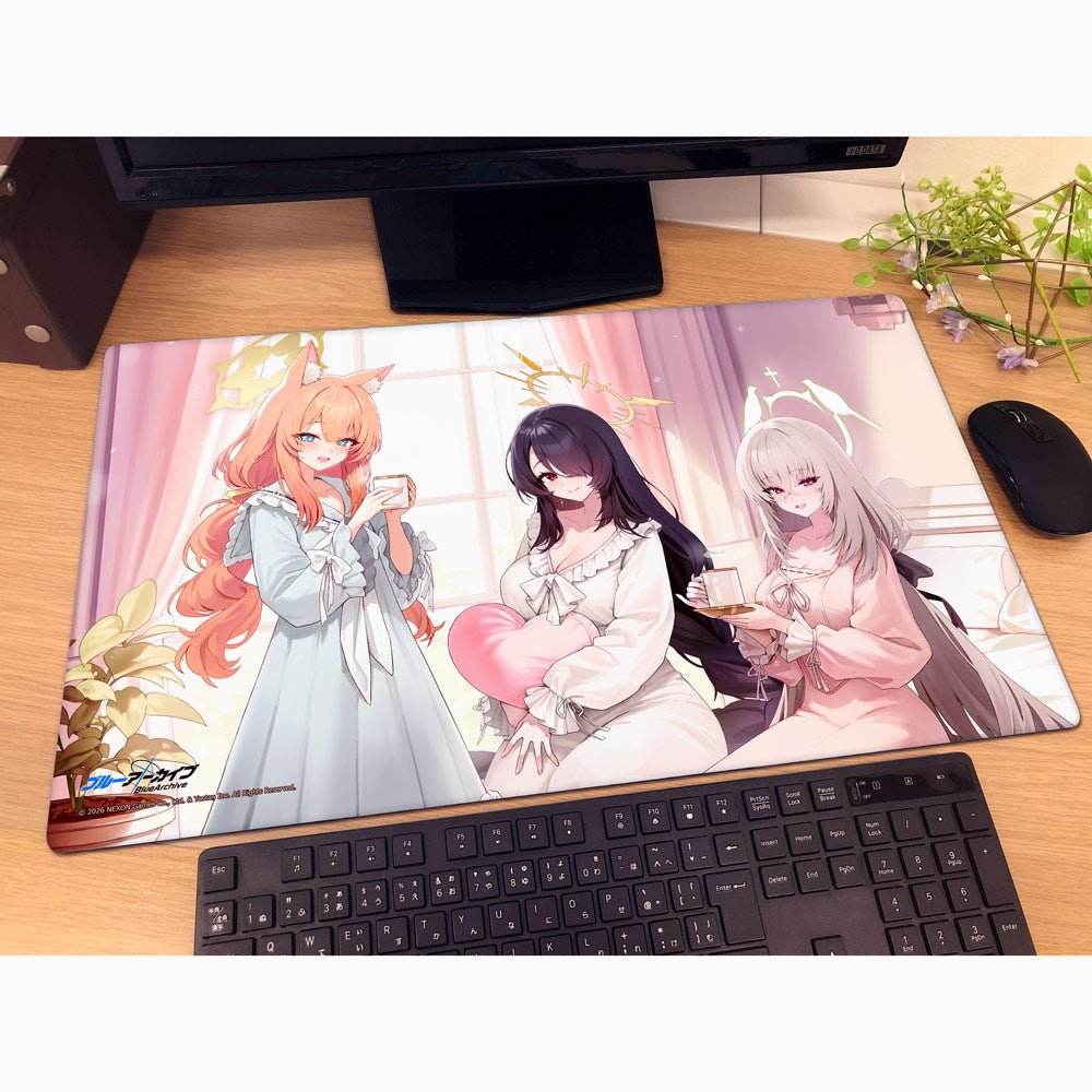 ブルーアーカイブ -Blue Archive- 描き下ろしラバーマット シスターフッド/ルームウェア【予約商品】