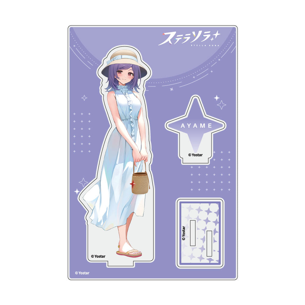 ステラソラ 描き下ろしアクリルスタンド アヤメ/夏服【予約商品】