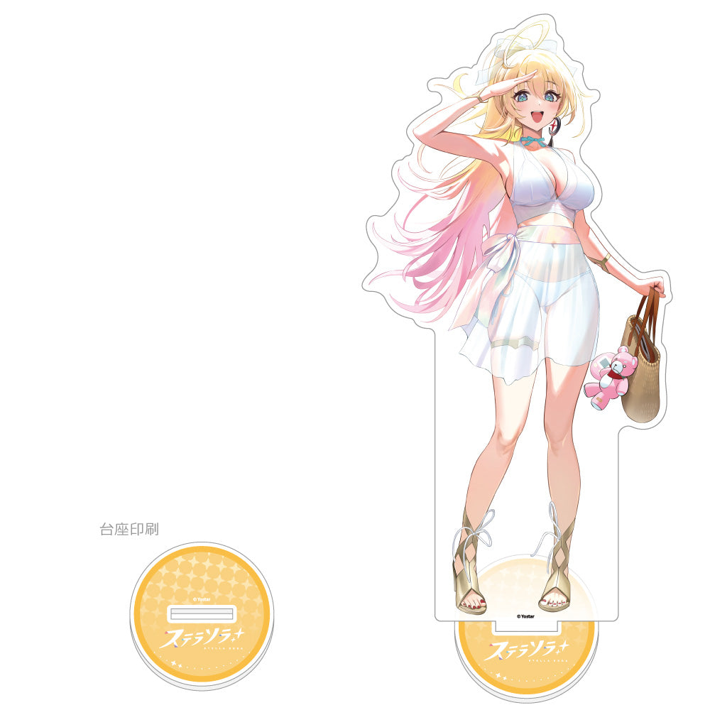 ステラソラ 描き下ろし特大アクリルスタンド セイナ/夏服【予約商品】