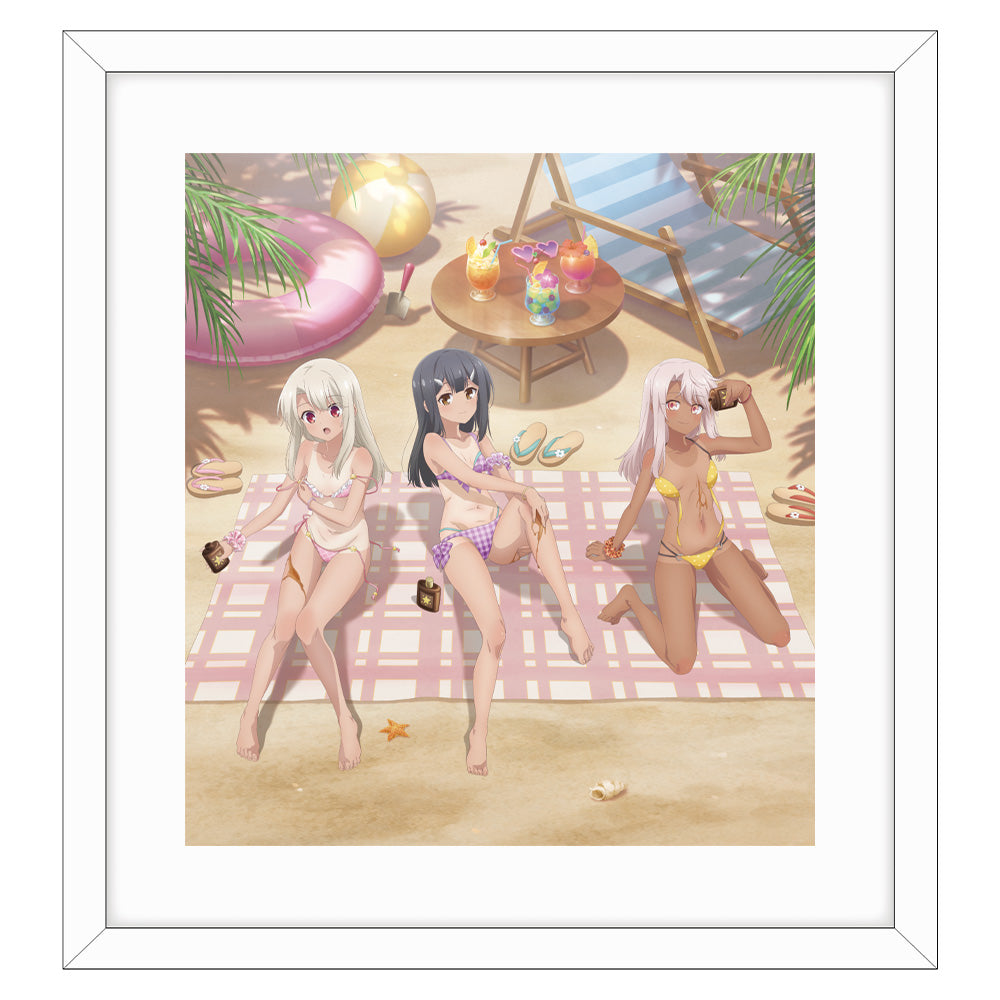 劇場版Fate/kaleid liner プリズマ☆イリヤ Licht 名前の無い少女 描き下ろし複製原画 イリヤ&美遊&クロエ/日焼け【予約商品】
