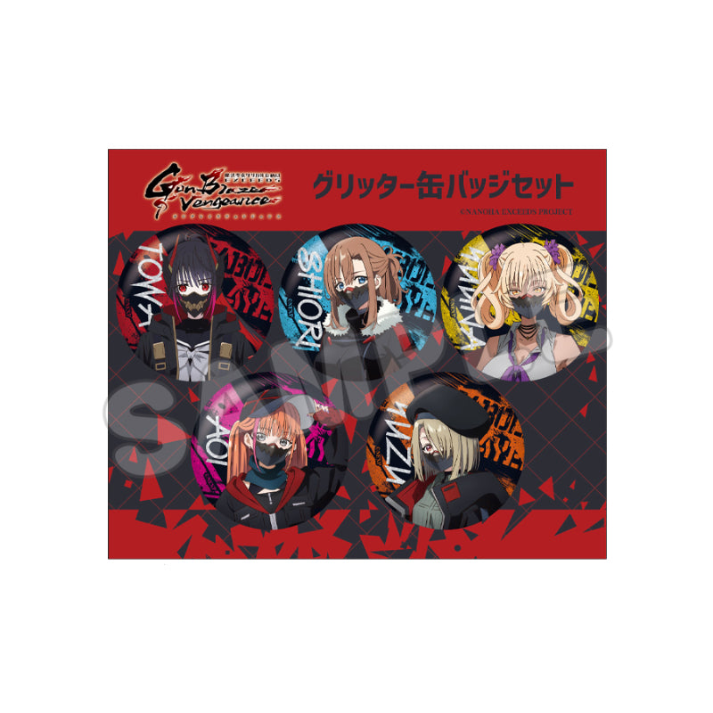 魔法少女リリカルなのは EXCEEDS Gun Blaze Vengeance グリッター缶バッジセット A【予約商品】