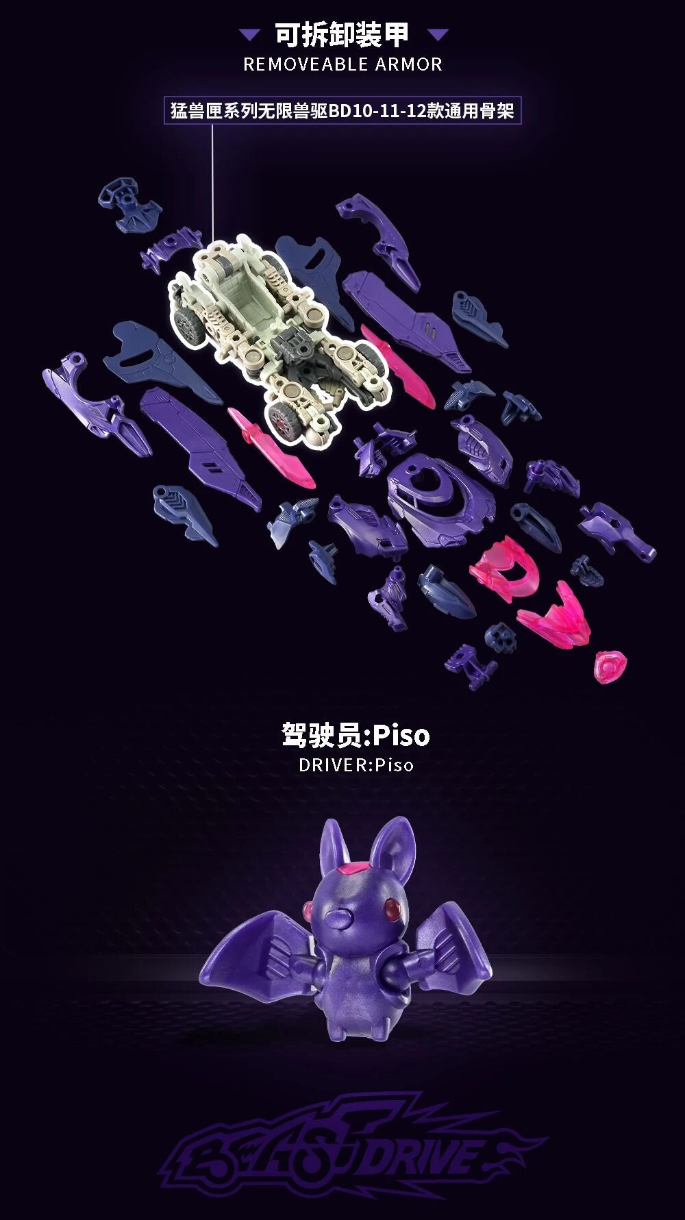 004_52TOYS BEASTBOX BEASTDRIVE ARMOR BD-12 NIGHT PULSE(ナイトパルス)【予約商品】