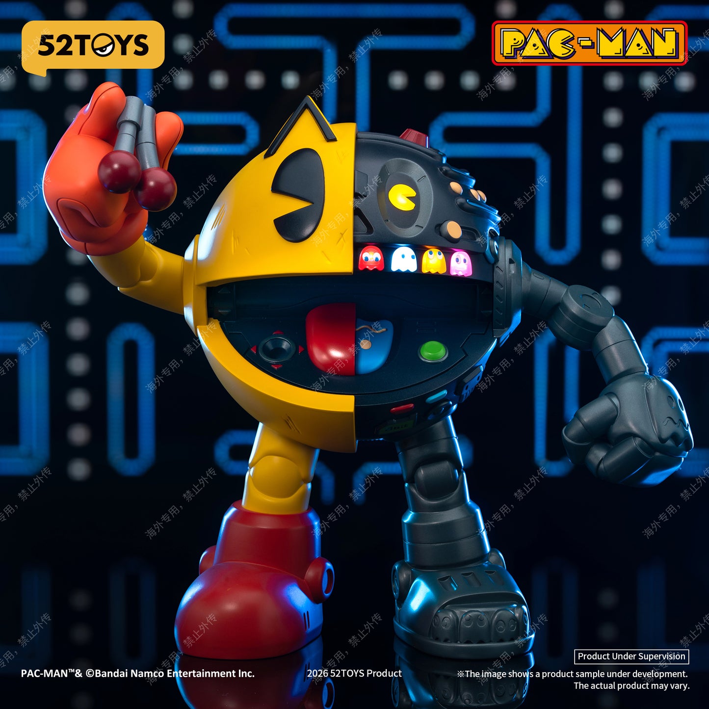 006_52TOYS パックマン サイボーグ プレミアム コレクティブルスタチュー【予約商品】