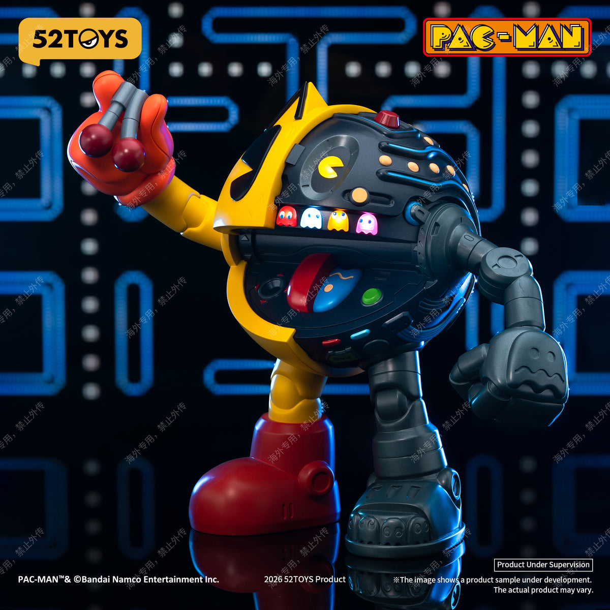 006_52TOYS パックマン サイボーグ プレミアム コレクティブルスタチュー【予約商品】