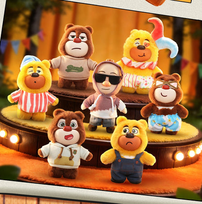 【Box/6】006_52TOYS BLINDBOX 熊出没 ファッションウィーク ぬいぐるみストラップ【予約商品】