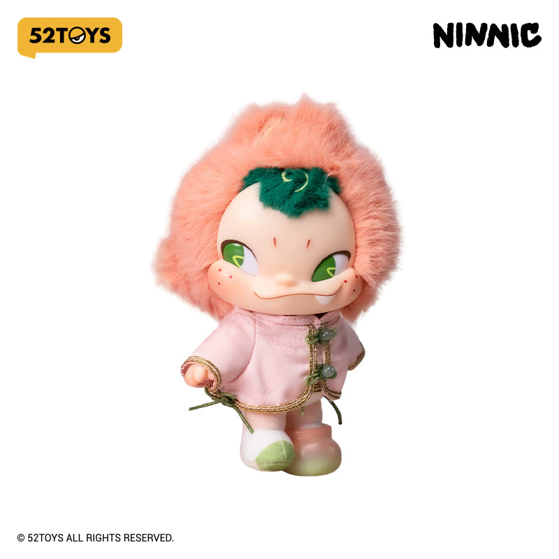 004_52TOYS NINNIC チャイナピーチ ぬいぐるみストラップ【予約商品】