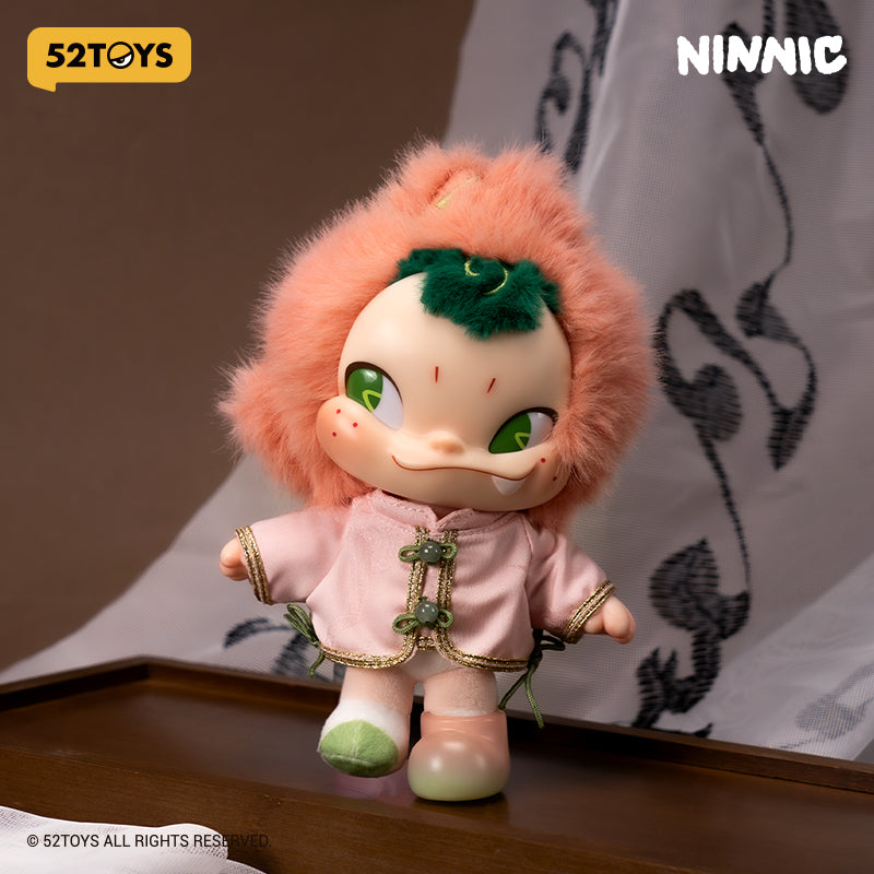 004_52TOYS NINNIC チャイナピーチ ぬいぐるみストラップ【予約商品】