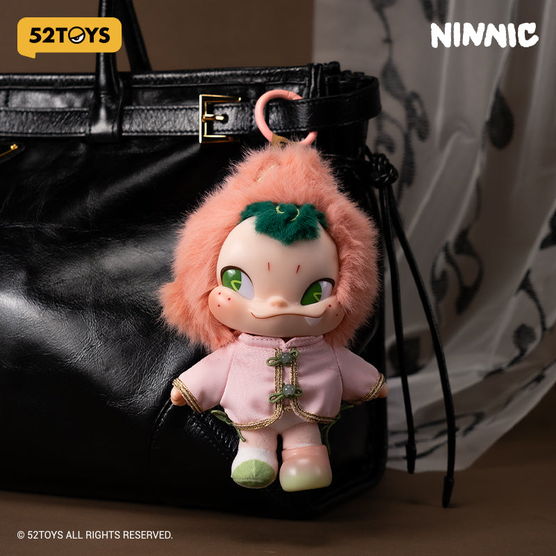 004_52TOYS NINNIC チャイナピーチ ぬいぐるみストラップ【予約商品】