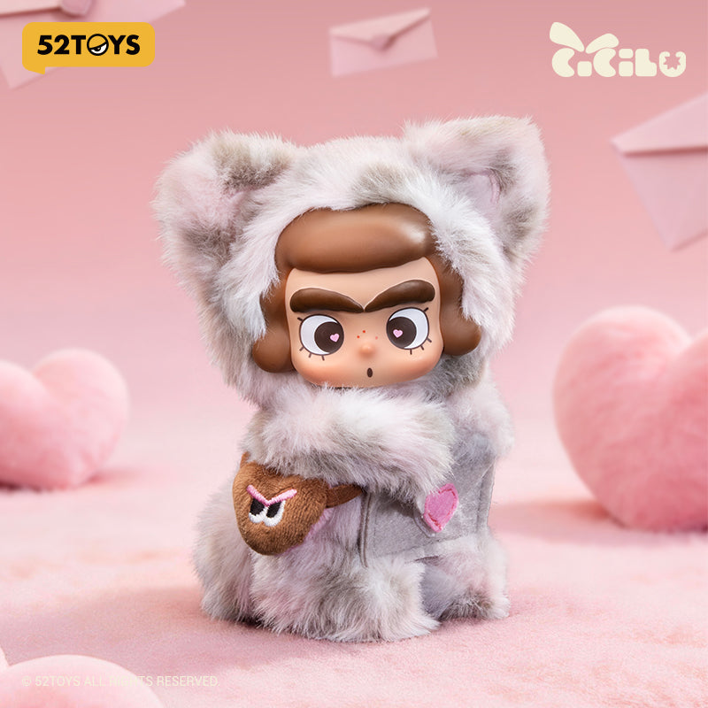 007_52TOYS Cicilu ローズレオパード郵便屋さん ぬいぐるみストラップ【予約商品】