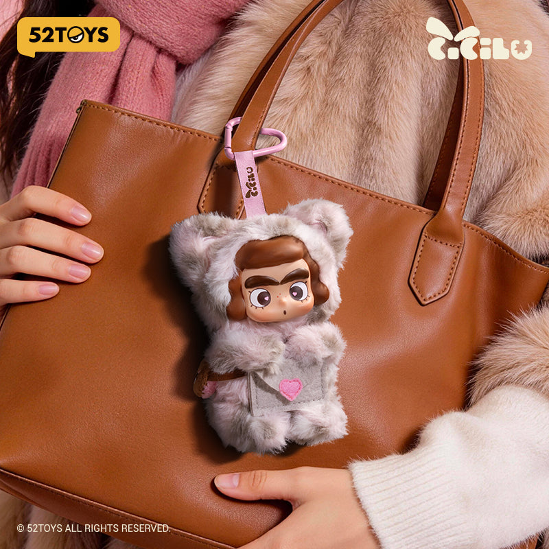 007_52TOYS Cicilu ローズレオパード郵便屋さん ぬいぐるみストラップ【予約商品】