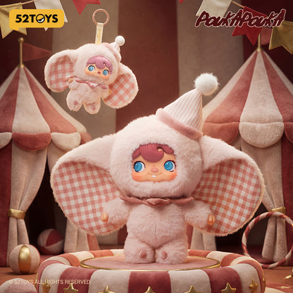 008_52TOYS POUKAPOUKA フライングエレファント ぬいぐるみストラップ【予約商品】