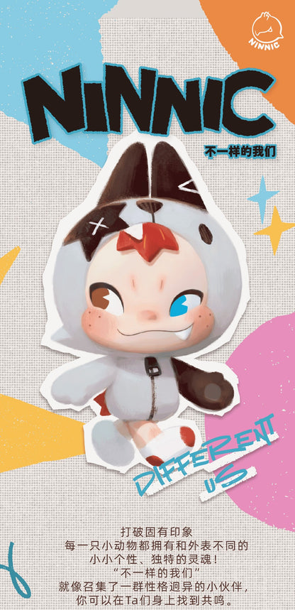 【Box/6】009_52TOYS BLINDBOX NINNIC ちがう私たち ぬいぐるみストラップ【予約商品】
