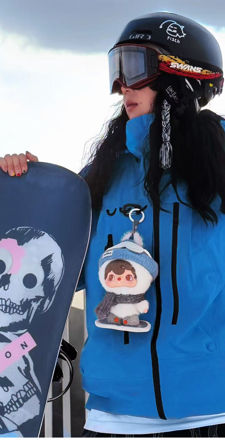 009_52TOYS POUKAPOUKA ふわふわスキーデイ ぬいぐるみストラップ【予約商品】