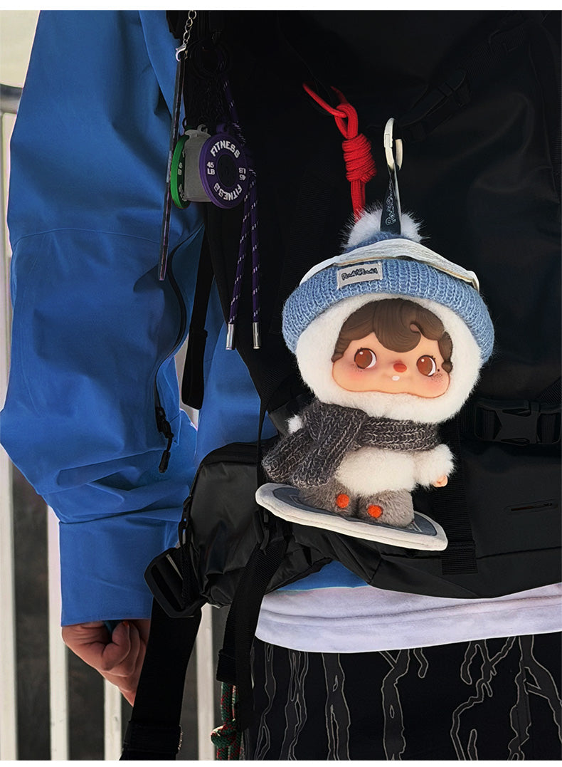 009_52TOYS POUKAPOUKA ふわふわスキーデイ ぬいぐるみストラップ【予約商品】