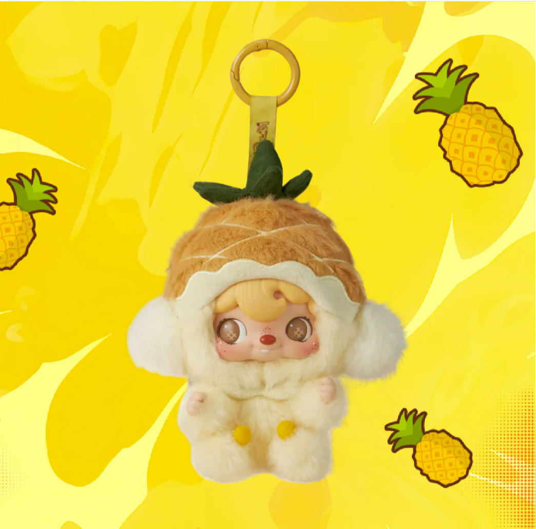 007_52TOYS POUKAPOUKA パイナップル ぬいぐるみストラップ【予約商品】
