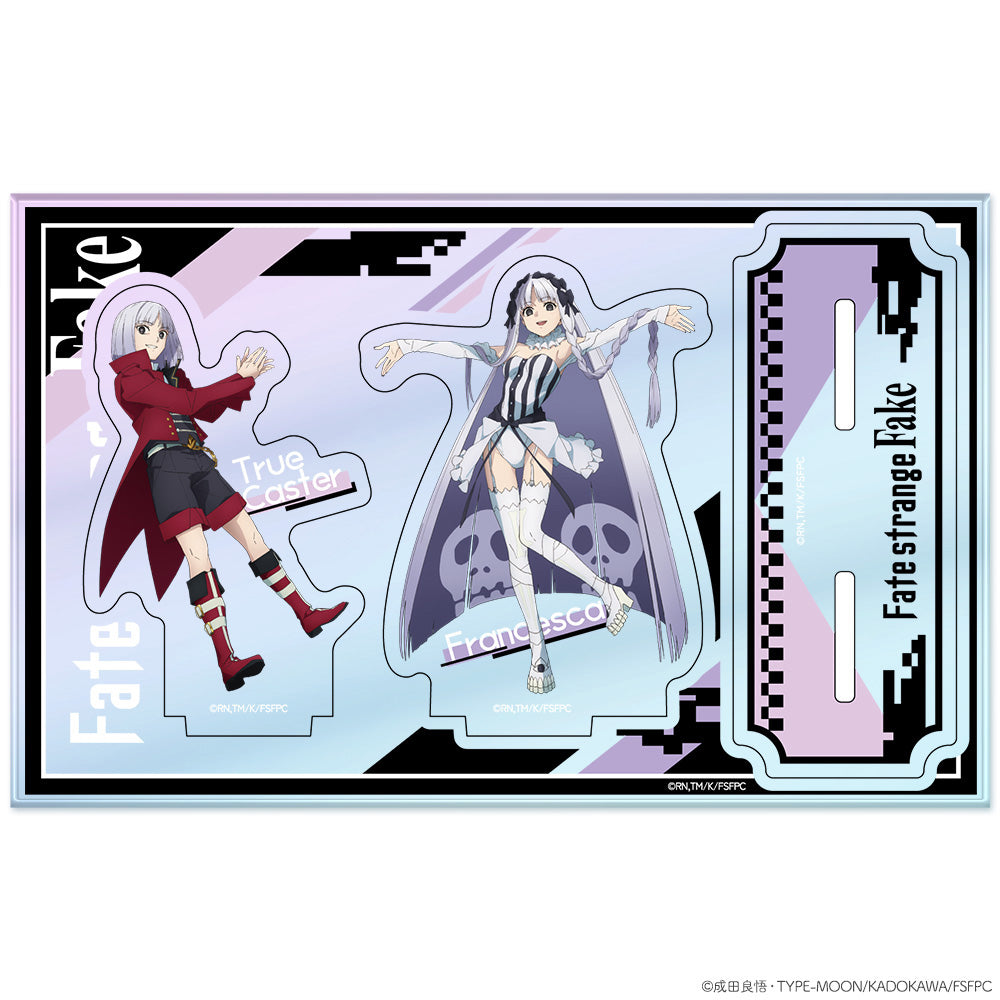 Fate/strange Fake オーロラアクリルニコスタンド フランチェスカ・プレラーティ&真キャスター【予約商品】