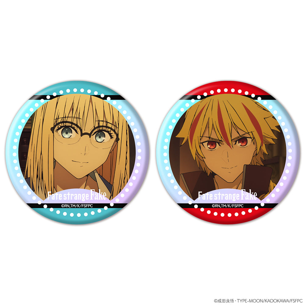Fate/strange Fake オーロラ缶バッジ2個セット アヤカ・サジョウ