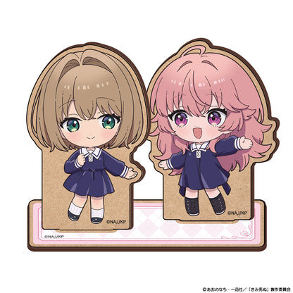 きみが死ぬまで恋をしたい 木製キャラスタンド ミニキャラ シーナ&ミミ【予約商品】