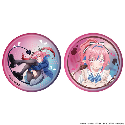 カナン様はあくまでチョロい オーロラ缶バッジ2個セット A カナン【予約商品】