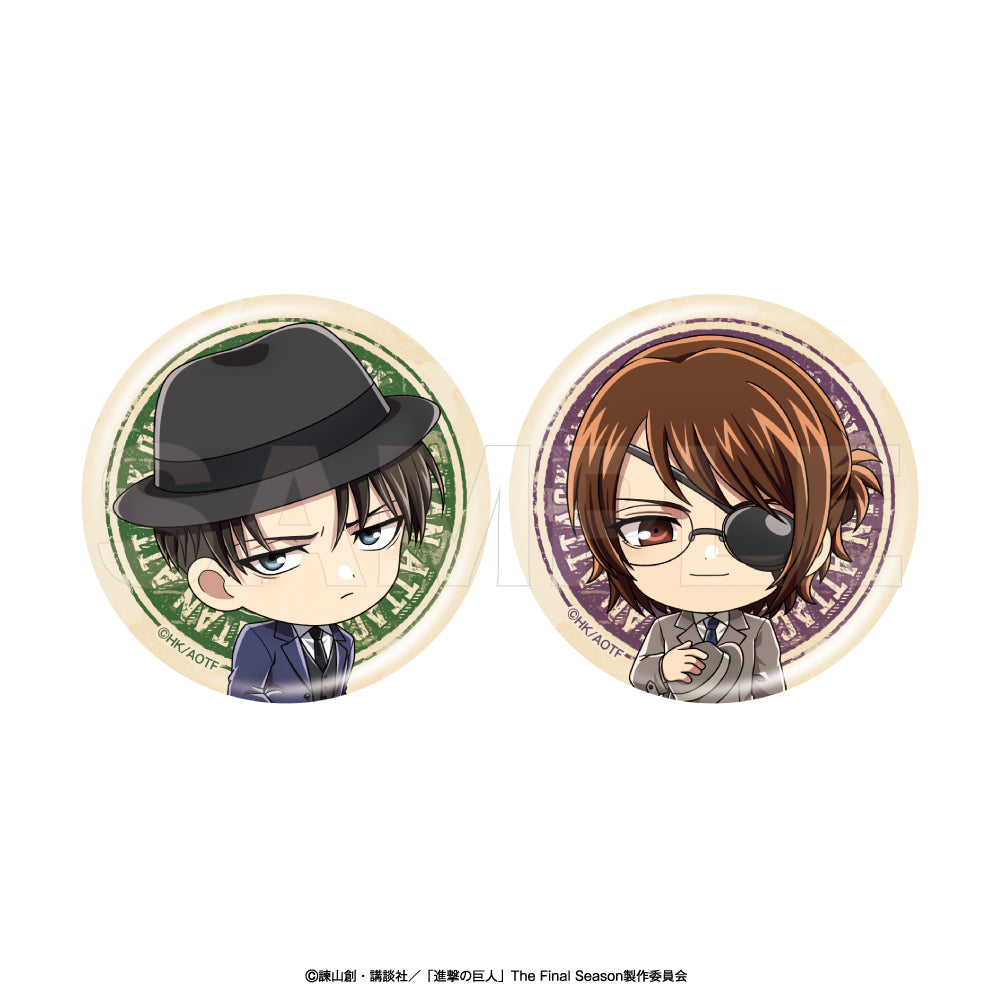 進撃の巨人 キャラバッジセット プレイバック Part5 リヴァイ・ハンジ【予約商品】