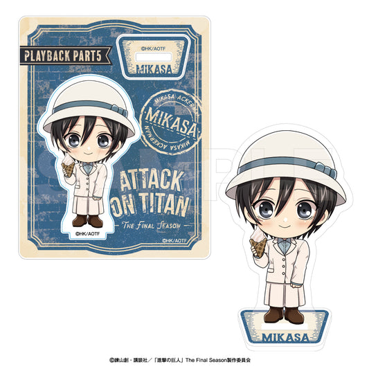 進撃の巨人 アクリルスタンド プレイバック Part5 ミカサ【予約商品】