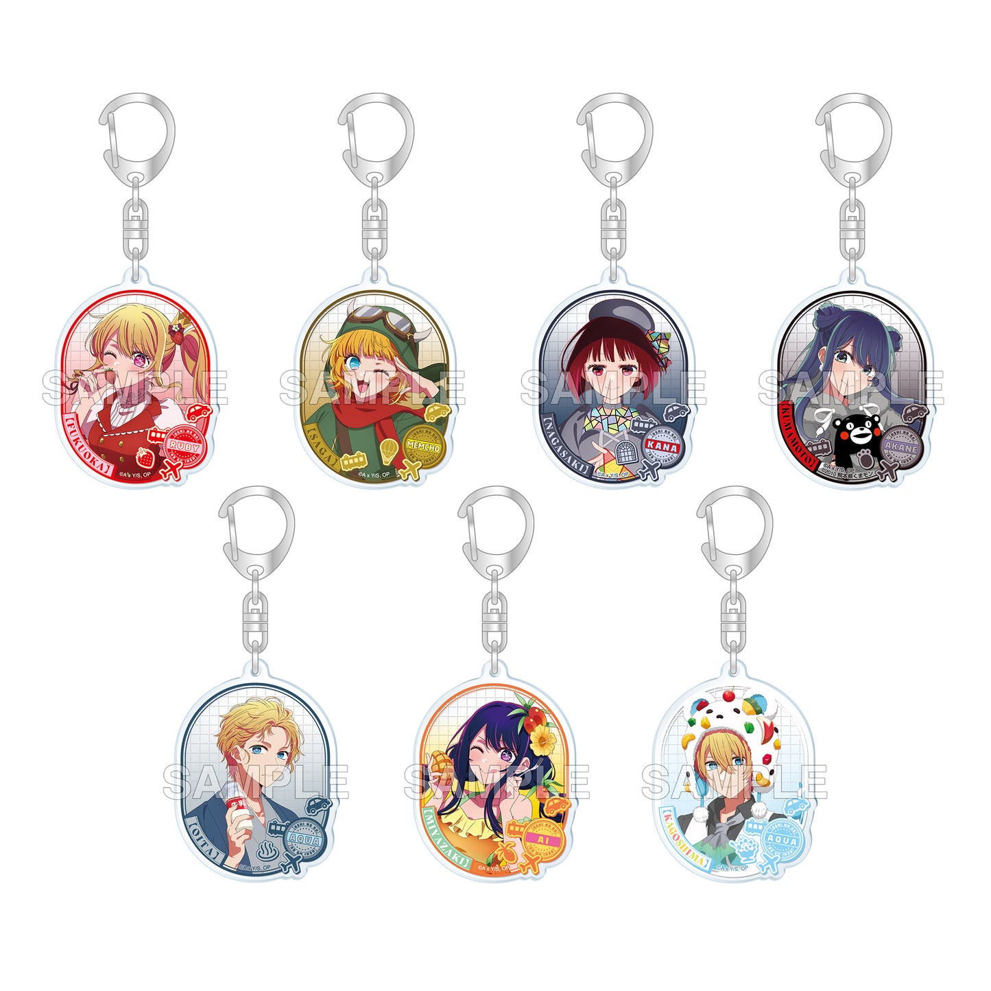 【Box/7】【推しの子】 【47都道府県の子】 トレーディングアクリルキーホルダー 九州エリア【予約商品】