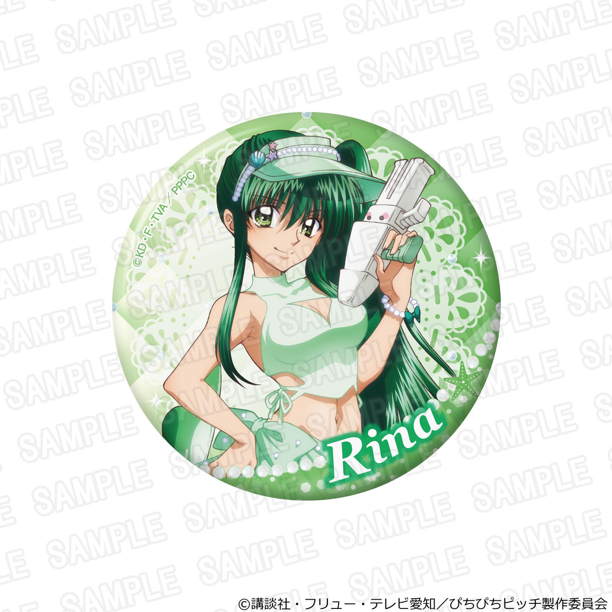 マーメイドメロディー ぴちぴちピッチ BIG缶バッジ スプラッシュパーティーVer. リナ【予約商品】