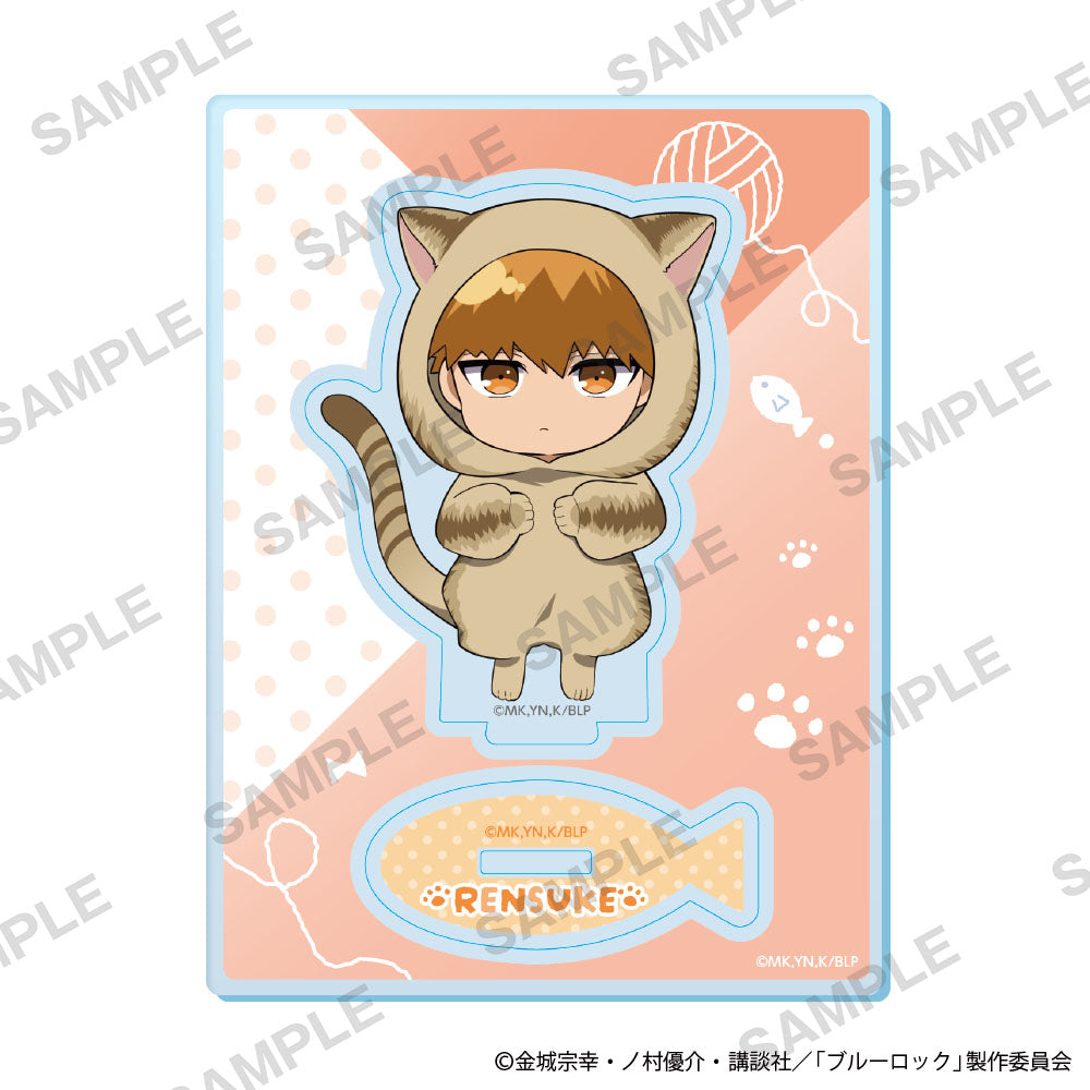 ブルーロック ミニキャラアクリルスタンド 着ぐるみ猫Ver. 國神錬介【予約商品】