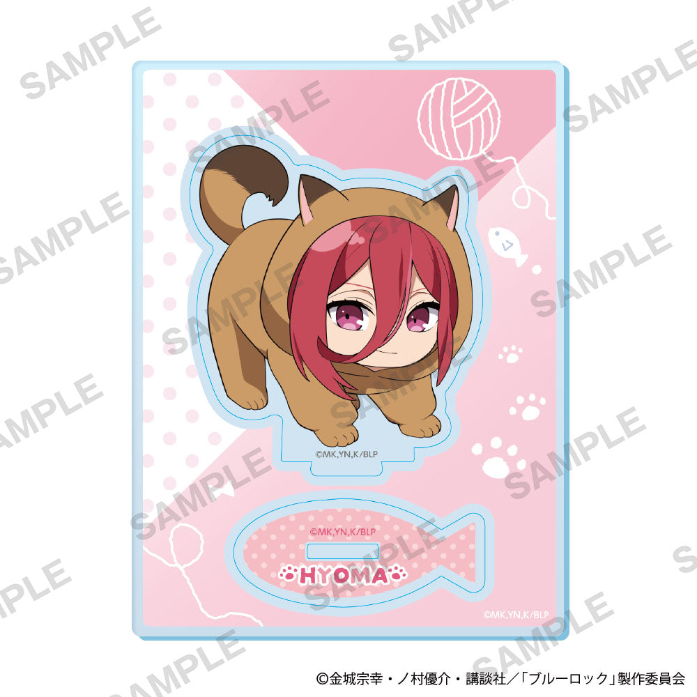 ブルーロック ミニキャラアクリルスタンド 着ぐるみ猫Ver. 千切豹馬【予約商品】