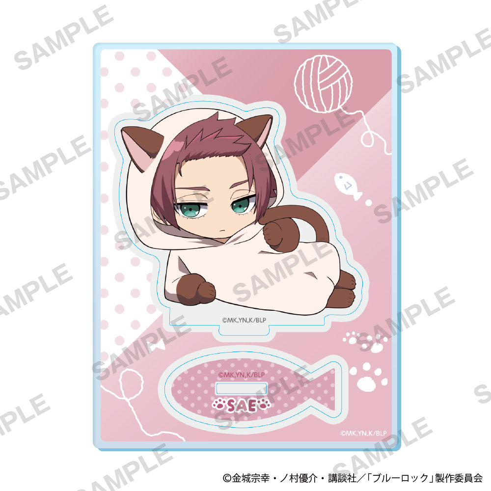 ブルーロック ミニキャラアクリルスタンド 着ぐるみ猫Ver. 糸師冴【予約商品】