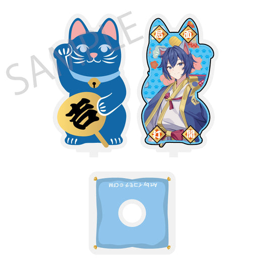初音ミク×招き猫×真夏の熊谷 まわるダイカットアクリルスタンド KAITO Art by イコモチ【予約商品】