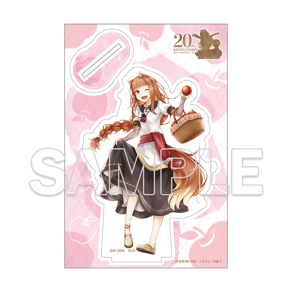 狼と香辛料 原作20周年記念 アクリルフィギュア おでかけVer.【予約