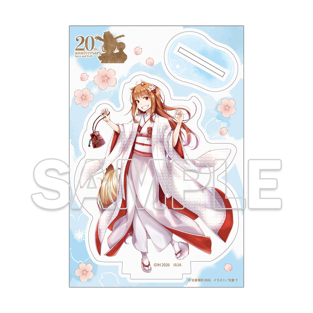狼と香辛料 原作20周年記念 アクリルフィギュア 白無垢Ver.【予約商品