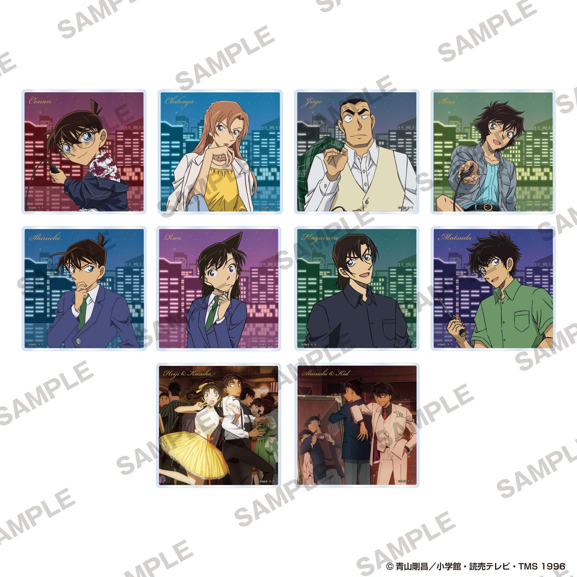 Box/10】名探偵コナン アクリルコースターコレクション【予約商品