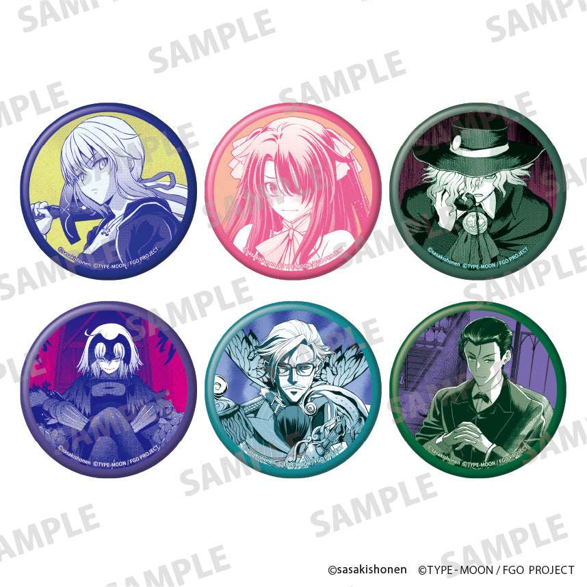 【Box/6】Fate/Grand Order -Epic of Remnant- 亜種特異点I 悪性隔絶魔境 新宿 新宿幻霊事件 トレーディング缶バッジ【予約商品】
