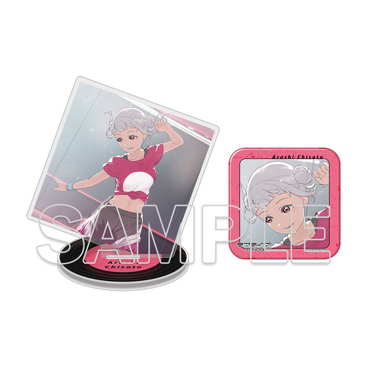 ラブライブ!スーパースター!! ましかくアクリルプレート&缶バッジセット -Behind the Aspire- 嵐千砂都【予約商品】