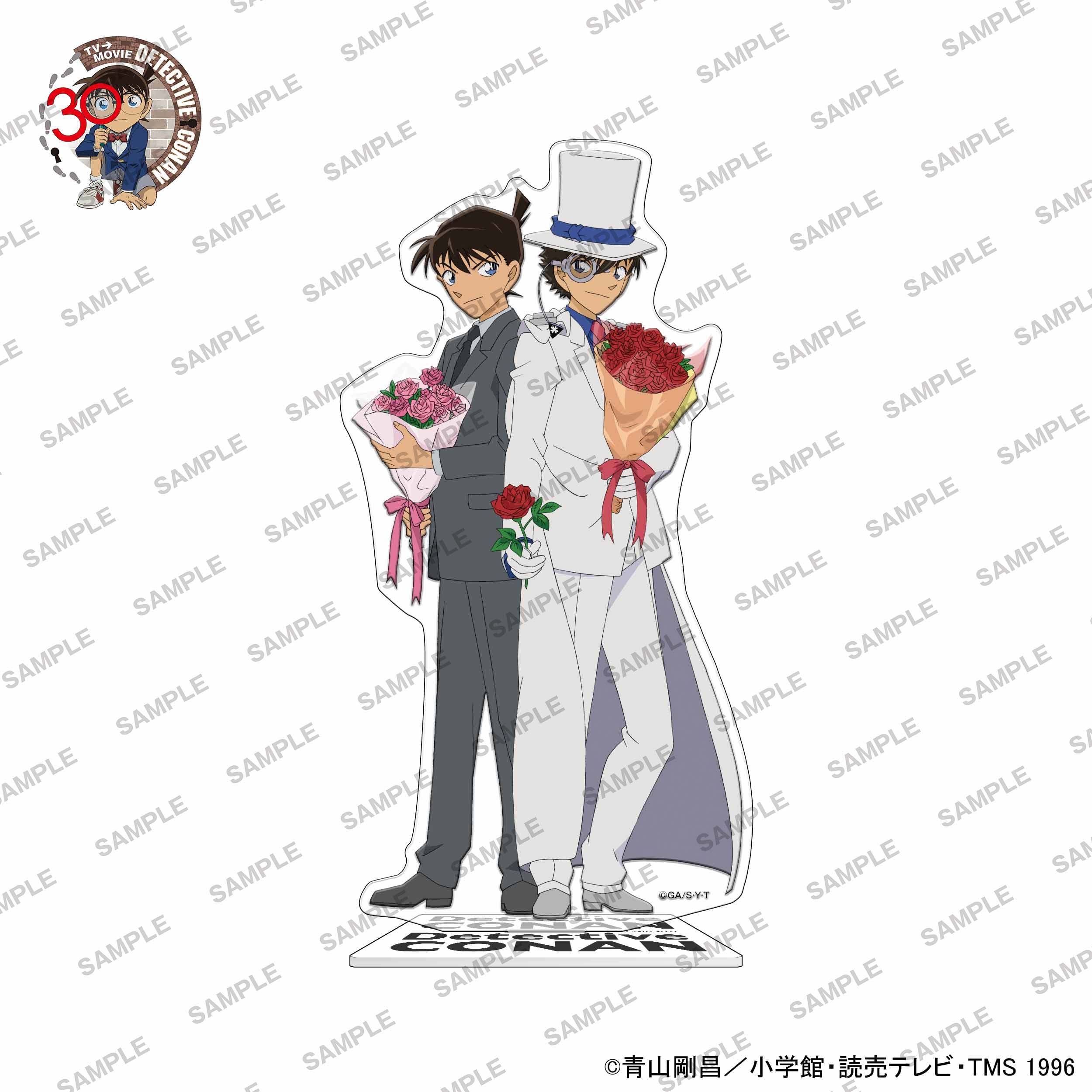 名探偵コナン アクリルスタンドフィギュア ペア 新一&怪盗キッドVer