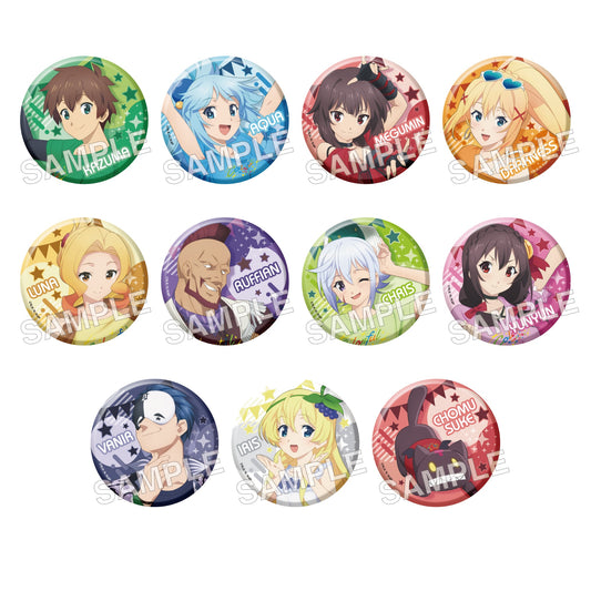 【Box/11】この素晴らしい世界に祝福を! トレーディングきらきら缶バッジ Colorful Ver.【予約商品】